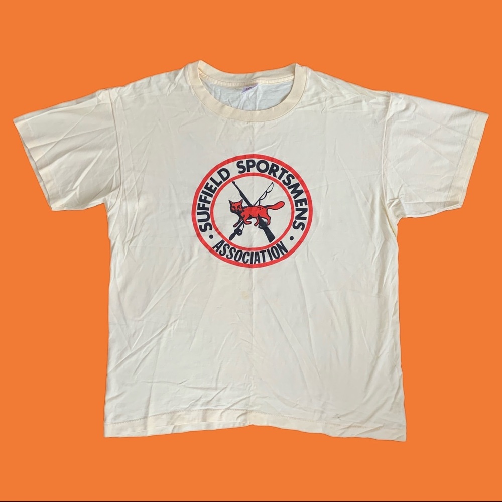 Vintage Single Stitch Suffield Club XL T Shirt